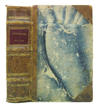 HIPPOCRATES.  De aere, aquis, & locis liber.  1557 + De flatibus.  1557